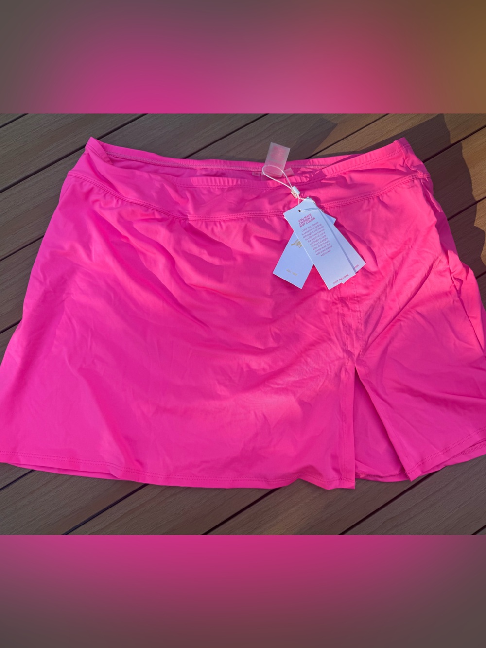 Lilly Pulitzer Kellyann Bright Pink, Skirted Swim Bottoms. NWT. Size 16.